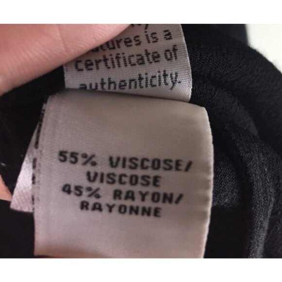 DVF Diane Von Furstenberg Dress Blue 4 Small Shift Long Sleeve Relaxed Tie Neck - Picture 8 of 10